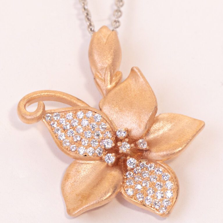 Silver Flora Half Set